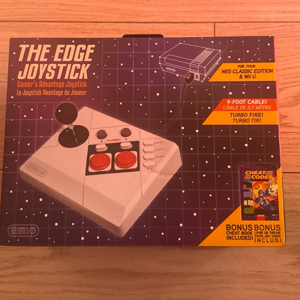 The Edge Joystick - for nes classic edition and WiiU